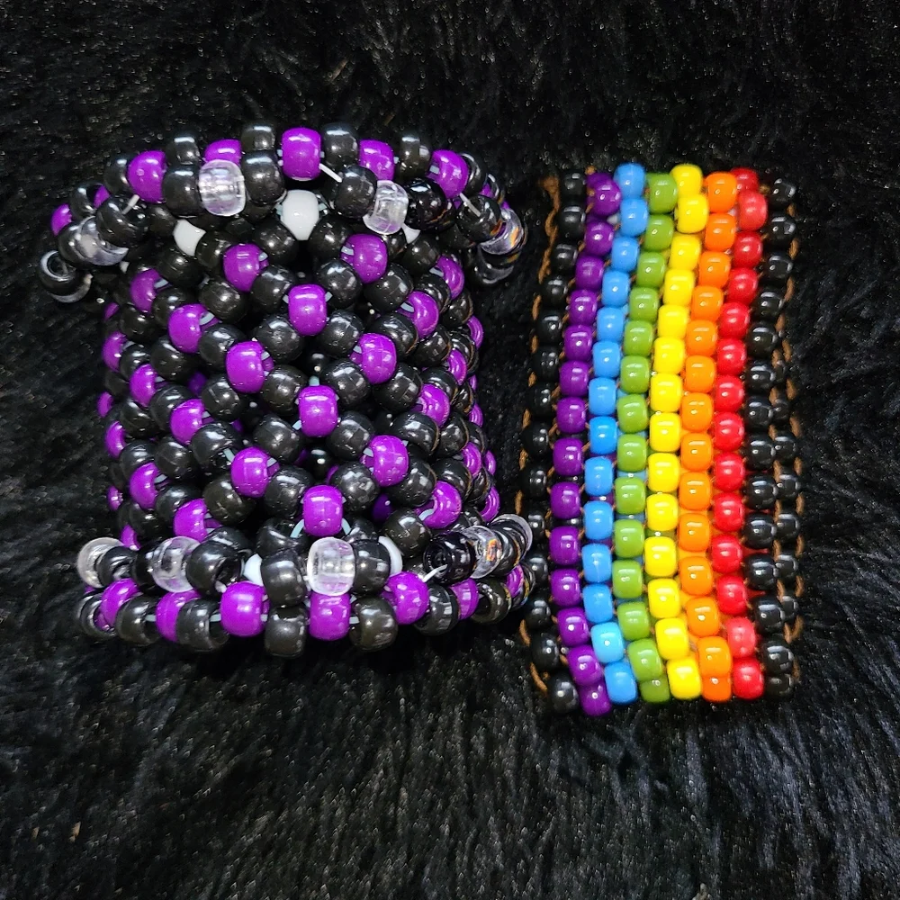 Rainbow Rotation Kandi Bracelet - Picture 5 of 5
